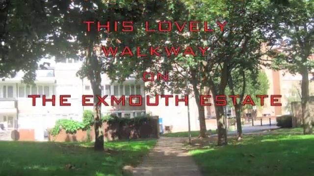 Lovely green walkways on Exmouth Estate смотреть онлайн