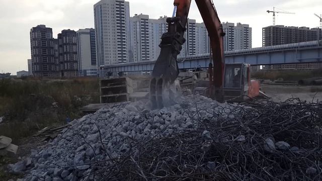 Процесс рециклинга боя бетона смотреть онлайн