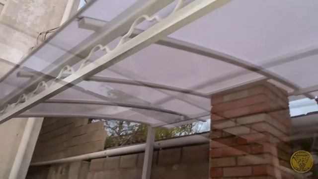 Облегчённый металлический навес |  Кузня Комаричева