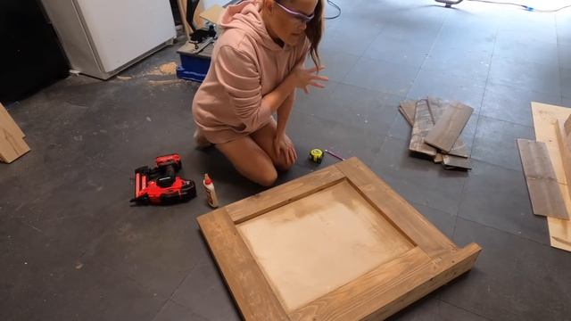 DIY Farmhouse Panel Dining Table for only $200! смотреть онлайн