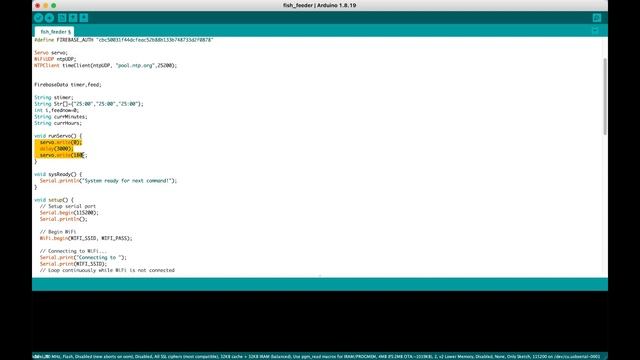 Pakan ikan menggunakan NodeMCU dengan firebase смотреть онлайн