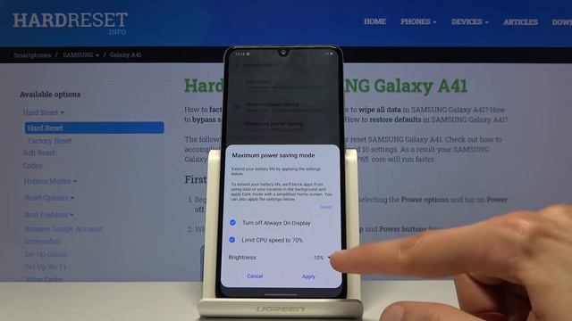 How to Enable Power Saving Mode in SAMSUNG Galaxy A41 – Battery Saver смотреть онлайн