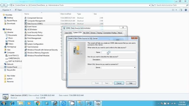#2 | Creating ODBC Connection for SQL Server Database in tamil | SQL Server Tutorial смотреть онлайн
