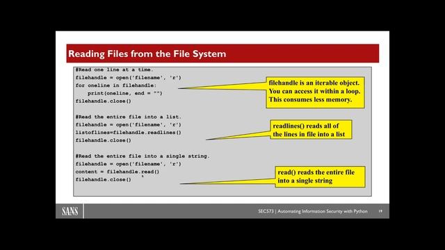 SANS Webcast: Python Regular Expressions for the Win! смотреть онлайн