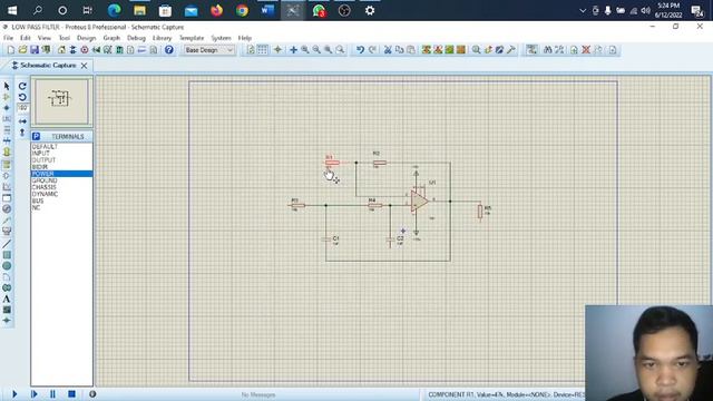 Praktikum Rangkaian Low Pass Filter Menggunakan Proteus || Zulfan Adrianto смотреть онлайн