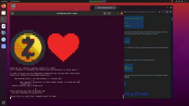 Zcash Full Node and Wallet Setup - Zcashd and Zcash-cli смотреть онлайн