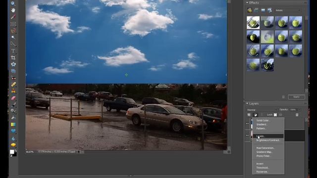 Photoshop Elements Masking A Blue Sky смотреть онлайн