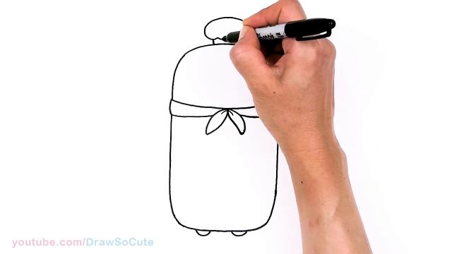 How to Draw a Baguette Bread ? Cute Food Art смотреть онлайн
