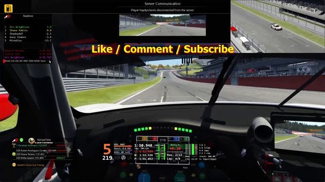 Assetto Corsa PC/Public Server Race/Porsche 911 RSR 2017/Red Bull Ring/Close and Clean Epic смотреть онлайн