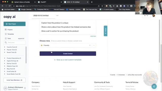 Эндрю Тейт Real World. Как использовать ИИ копирайтеру максимально эффективно. смотреть онлайн