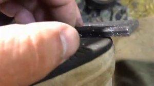 Выравнивание подошвы кроссовок косячком