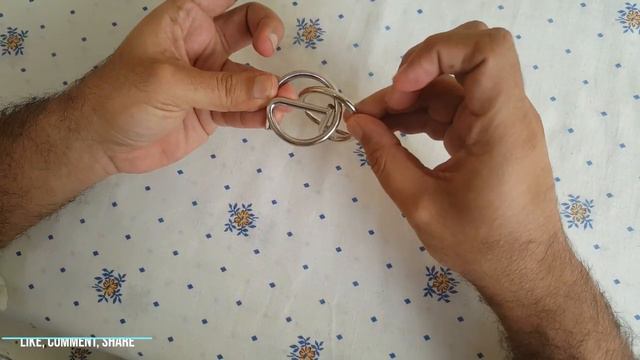 How to solve metal puzzle solution (2 angles)- DOUBLE RING ( with slow motion) #8 смотреть онлайн