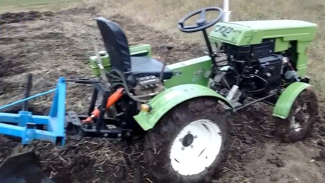 Пахота мототрактором смотреть онлайн