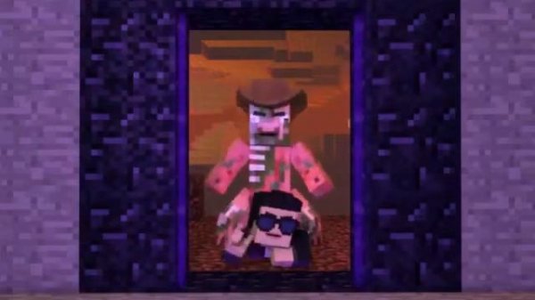 Minecraft Style Oppa Gangnam Style