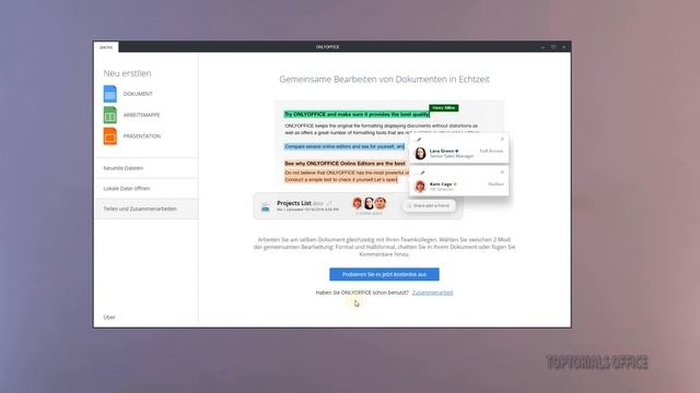 Installation und Desktopversion mit dem Portal verbinden (ONLYOFFICE) смотреть онлайн