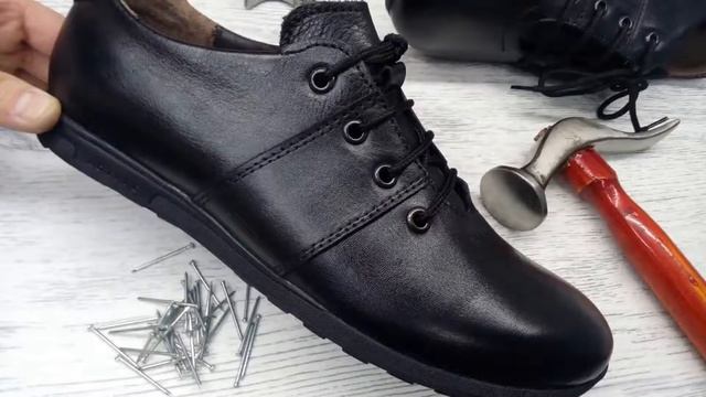 Изделия из кожи IGAN. Обувь своими руками. смотреть онлайн