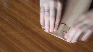 Как сделать пакет из крафт-бумаги/ Мастер класс/ Diy/  a package of Kraft paper