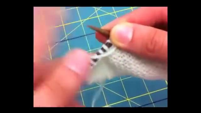 Двойной накид спицами смотреть онлайн