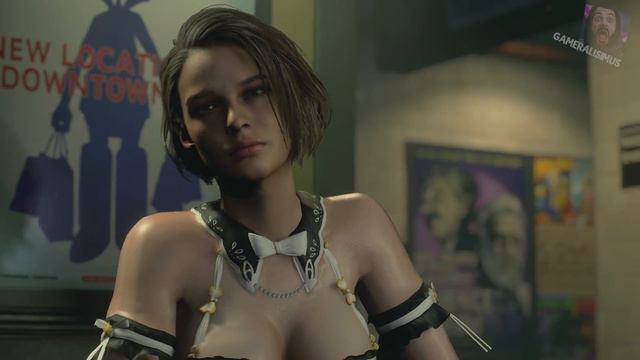 Resident Evil 3 Remake Lady Jill Swimsuit Black&White Baywatch /Re mod Remake смотреть онлайн