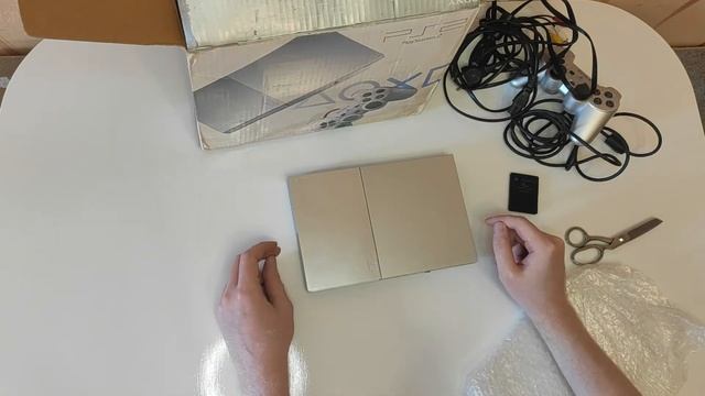 Распаковка ps2 slim 9000 satin silver смотреть онлайн