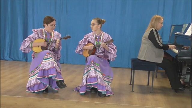 ДМШ г. Гулькевичи , Дуэт домристов: Щукина Анастасия, Ветрова Татьяна смотреть онлайн