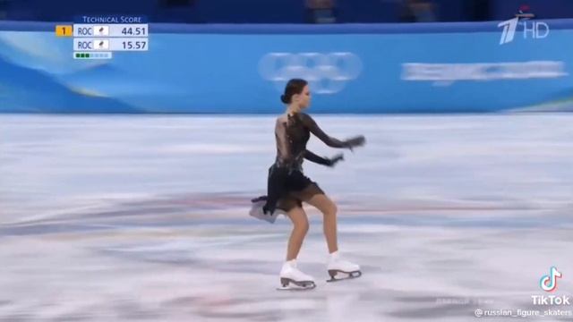 Анна Щербакова фигурное катание олимпиада в Пекине 2022? смотреть онлайн