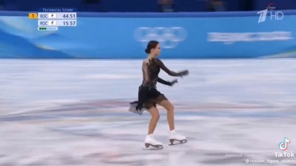 Анна Щербакова фигурное катание олимпиада в Пекине 2022?