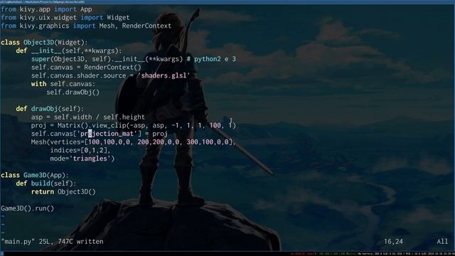 2 - Python Kivy 3D - Modificando o Kivy para 3D! смотреть онлайн