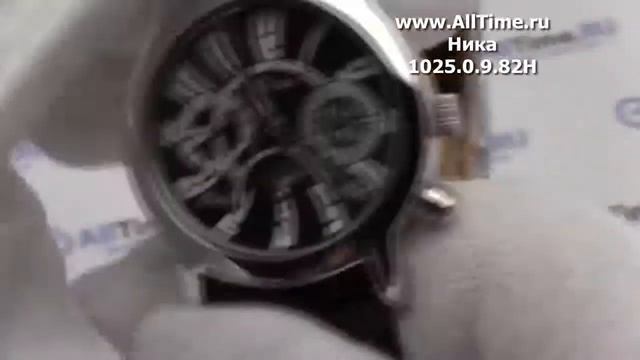 Обзор. Женские наручные часы Ника серебряные 1025.0.9.82H смотреть онлайн