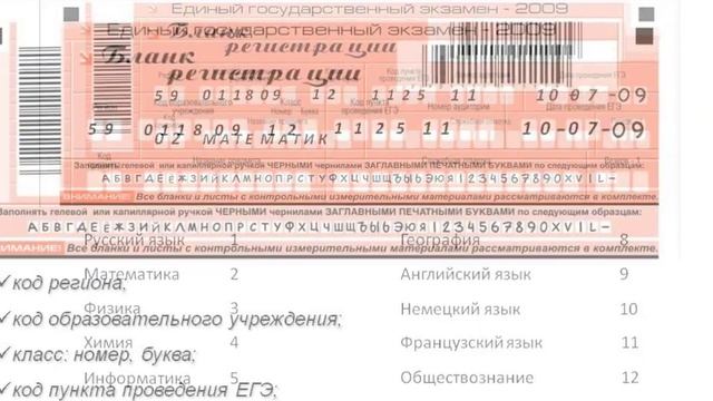 Инструктаж по заполнению бланков ЕГЭ смотреть онлайн