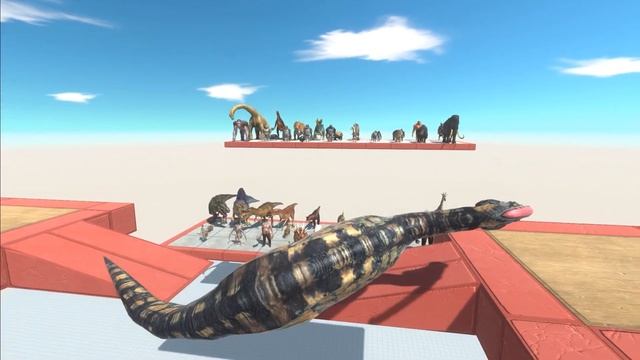 Danger of explosion with dynamite on detour route - Animal Revolt Battle Simulator смотреть онлайн