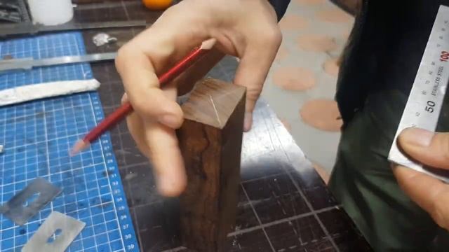 Нож из стали Elmax, рукоять Arizona Ironwood. (Knife making) смотреть онлайн