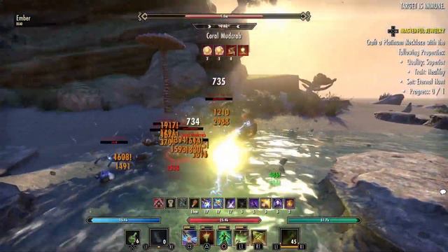 Elder Scrolls Online World Boss Queen of the Reef vs Stamsorc смотреть онлайн