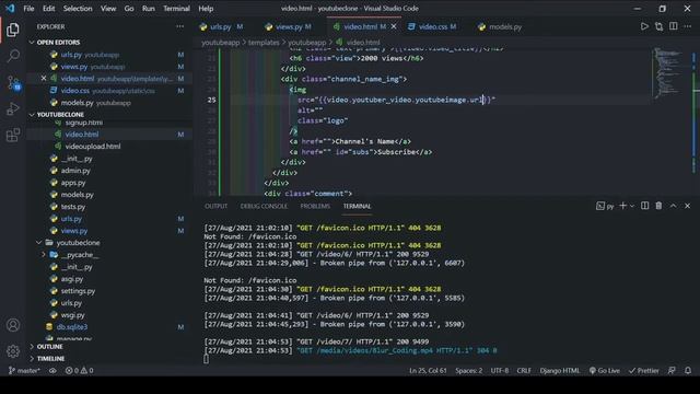 Youtube Clone In Django #16 : Showing Youtuber's Information On Video Page | CodeWithSingh смотреть онлайн