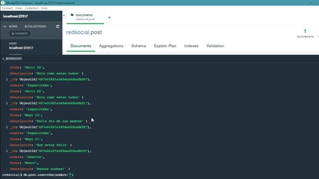 ?13: Como MOSTRAR DOCUMENTOS en mongoDB | @Ingenioteka смотреть онлайн