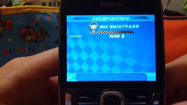 Asphalt nitro и diamond rush на Nokia 302 (Java игры) смотреть онлайн