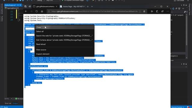 QZ Tray - C# Signing PageMethods смотреть онлайн