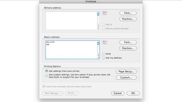 Microsoft Office Word MAC: Mail Merge смотреть онлайн
