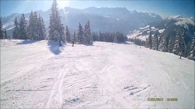 Спуск на горных лыжах (18-янв-17, Циллерталь Арена) [47] смотреть онлайн