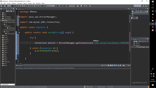 JAVA - 50 - MySQL bağlantısı смотреть онлайн