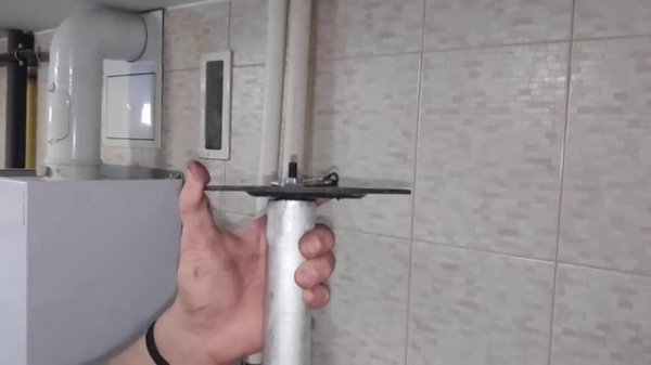 Замена анода в бойлере косвенного нагрева Viessmann Vitocell 100-W 300 л #Viessmann #бойлер #анод