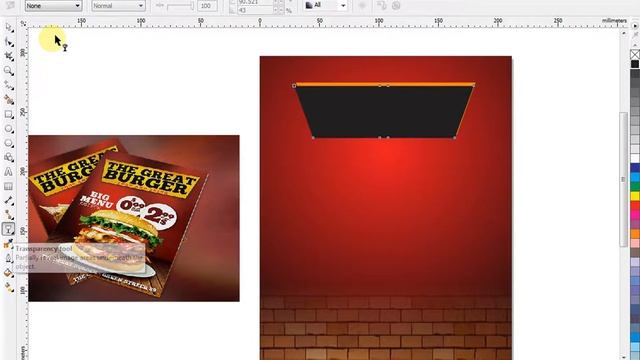 how to make burger menu using corel draw смотреть онлайн