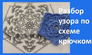 Прихватка из остатков пряжи крючком.