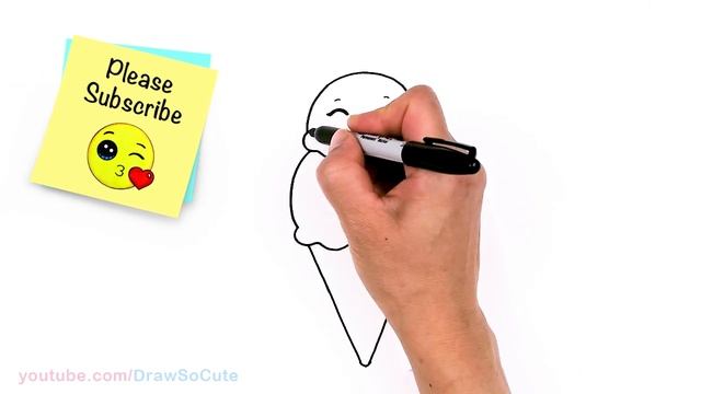 How to Draw an Ice Cream Cone Easy ? смотреть онлайн