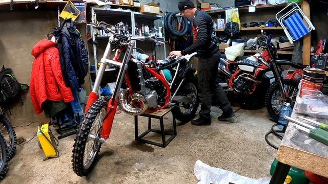 GASGAS EC300 - 2022 установка защит и подготовка к эксплуатации