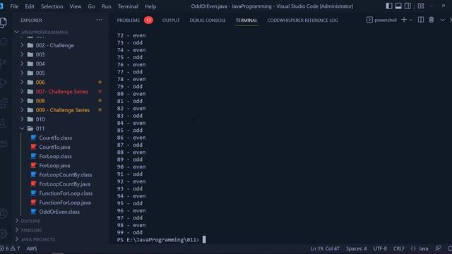057 - Tagalog Java Programming - For Loop 6 of 7 смотреть онлайн