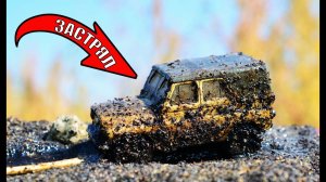 УАЗ-469 застрял в грязи! Сделал диораму с масштабной моделью 1/43. Про машинки!