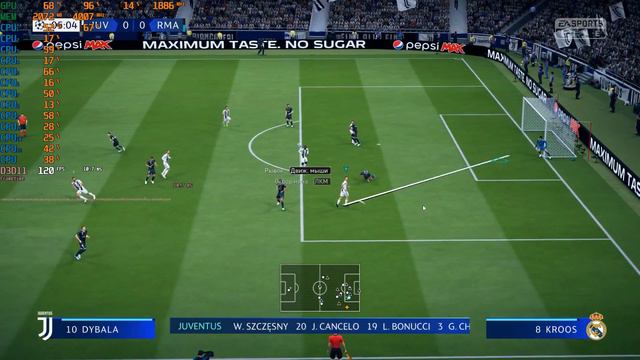 Тест  Ryzen 5 1600 в FIFA 19 DEMO  (test Ryzen 5 1600 In FIFA 19 DEMO )