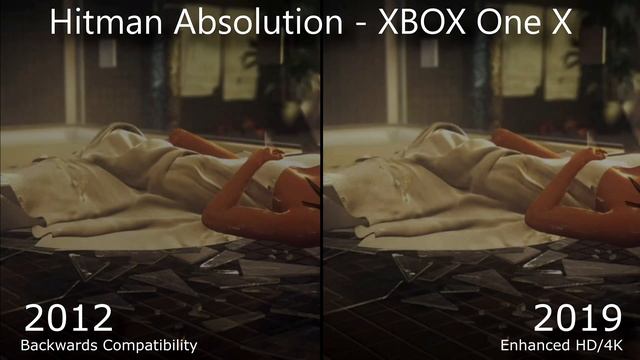 Hitman Absolution 2019 HD Enhanced Collection vs 2012 Original Comparison - XBOX One X смотреть онлайн