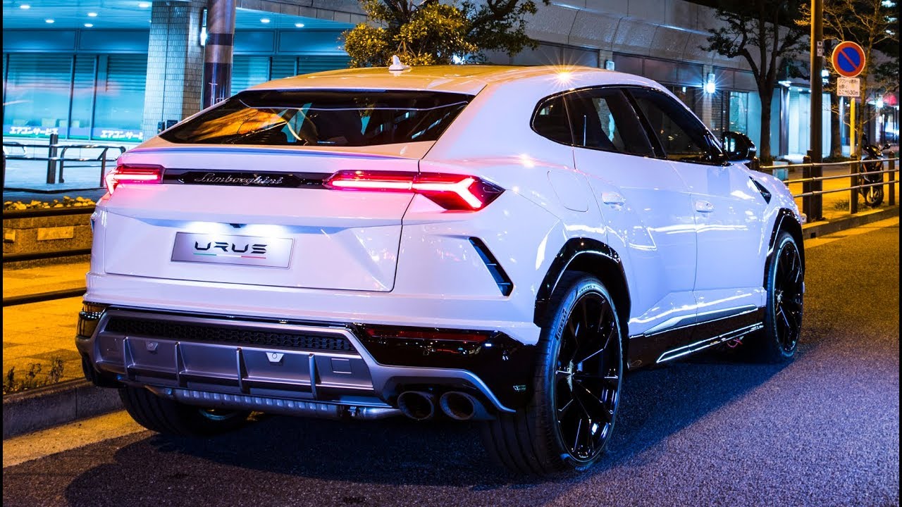 Lamborghini управляет «супервнедорожником» на улице. смотреть онлайн